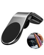 Metal Magnetic Car Phone Holder Mini Air Vent Clip Mount Magnet Mobile Stand
